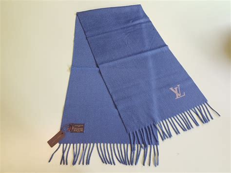 Sciarpa in Cashmere Louis Vuitton Marrone 200x70 cm NUOVA 